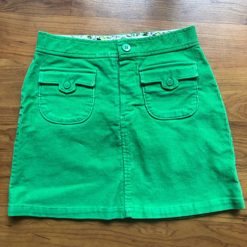 Gap green skirt size 12